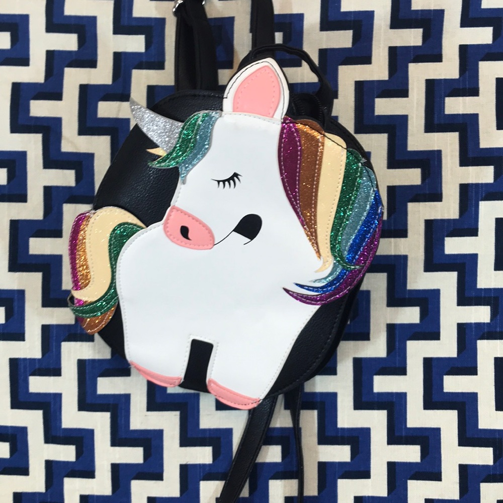 Sleepyville Critters mini unicorn backpack